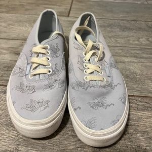 Popular Love You to Death - Light Blue Skeleton Cupid Vans W8.5